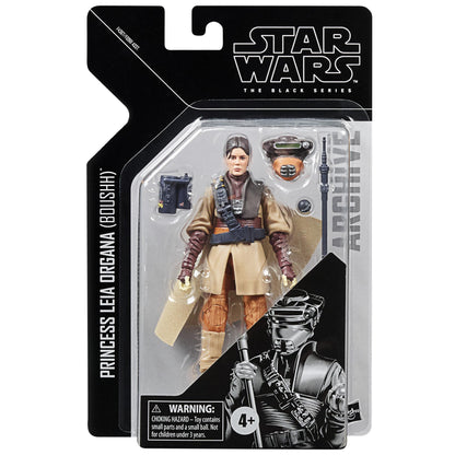 Star Wars Black Series 6 Inch Action Figure Archive Collection Wave 7 - Princess Leia (Boushh) (Possibly Non-Mint)