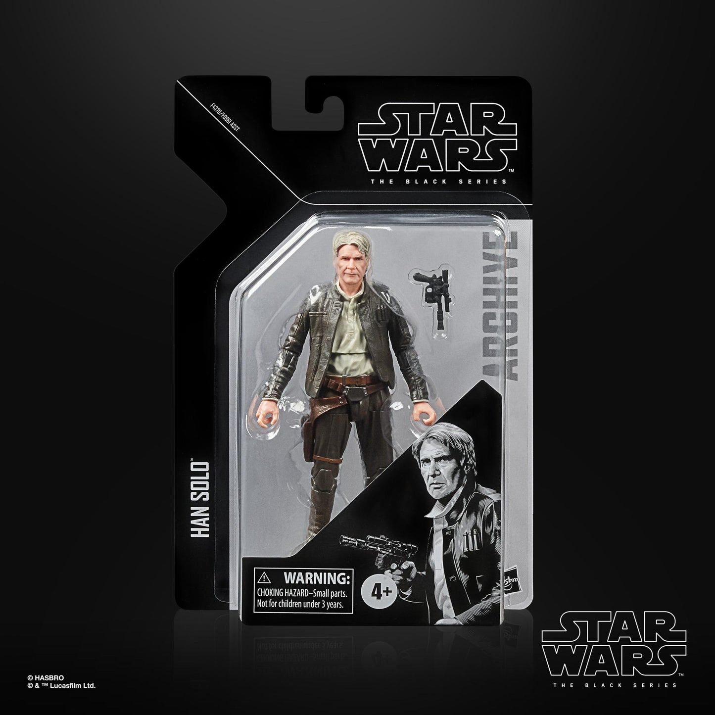 Star Wars Black Series 6 Inch Action Figure Archive Collection Wave 7 - Han Solo (Possibly Non-Mint)