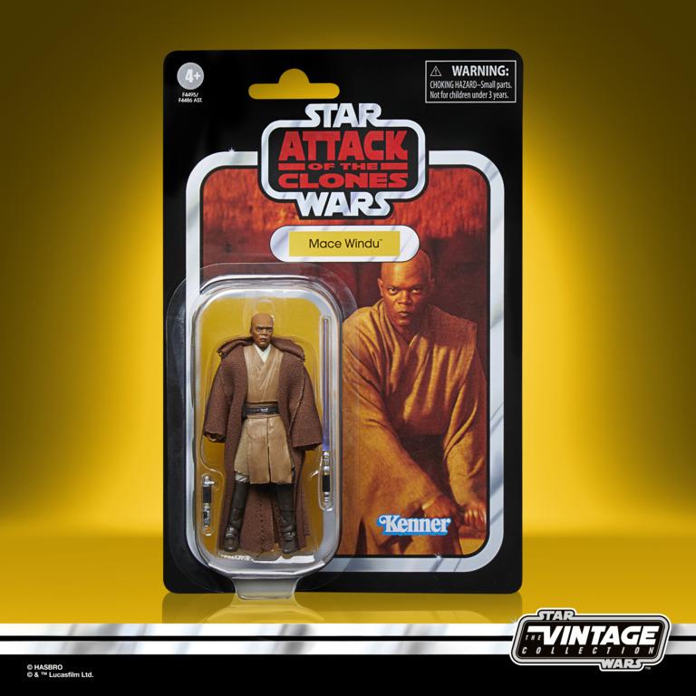 Star Wars The Vintage Collection 3.75 Inch Action Figure Wave 39 - Mace Windu VC35 (Possibly Non-Mint)
