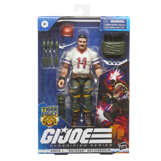GI Joe Classified Series Tiger Force Action Figure - David L. "Bazooka" Katzenbogen