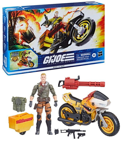 GI Joe Classified Series Action Figure & Vehicle - Duke & Ram Cycle