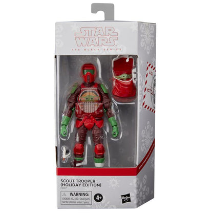 Star Wars The Black Series 6 Inch Action Figure - Scout Trooper (Holiday Edition)