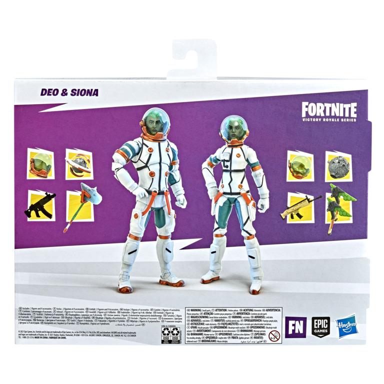Fortnite Victory Royale 6-Inch Action Figure Twin Pack- Deo & Siona