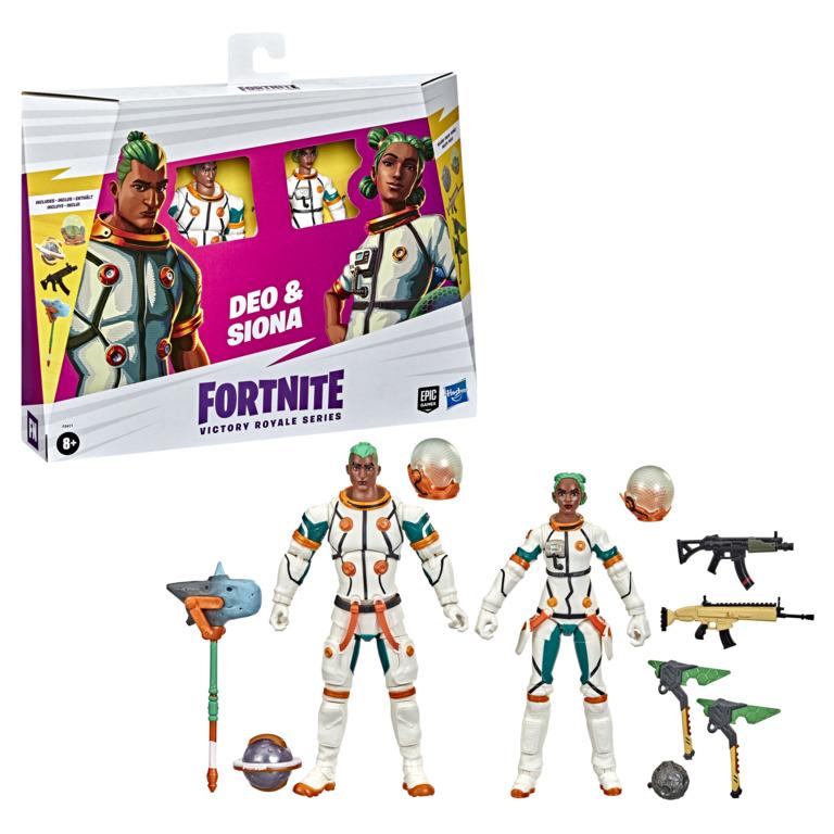 Fortnite Victory Royale 6-Inch Action Figure Twin Pack- Deo & Siona