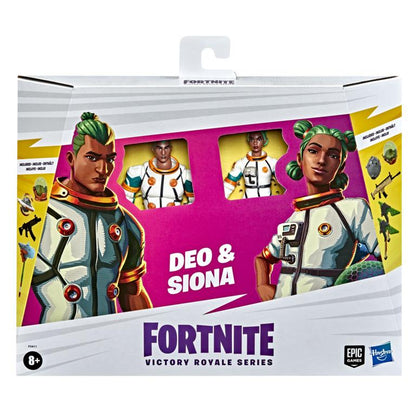 Fortnite Victory Royale 6-Inch Action Figure Twin Pack- Deo & Siona