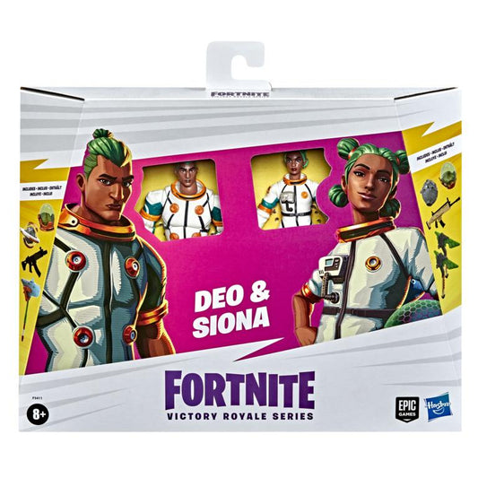 Fortnite Victory Royale 6-Inch Action Figure Twin Pack- Deo & Siona