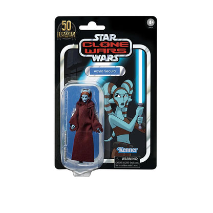 STAR WARS VINTAGE CLONE WARS ACTION FIGURE WAVE 36 - AAYLA SECURA