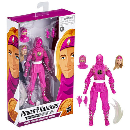 Power Rangers Lightning Collection 6-Inch Action Figure - Pink Ninja Ranger Kat