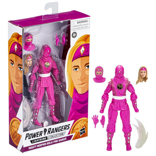 Power Rangers Lightning Collection 6-Inch Action Figure - Pink Ninja Ranger Kat