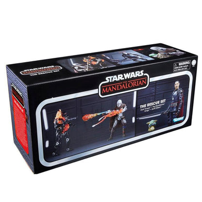 Star Wars The Vintage Collection 3.75 Inch Convention Exclusive Action Figure - The Mandalorian Rescue Set