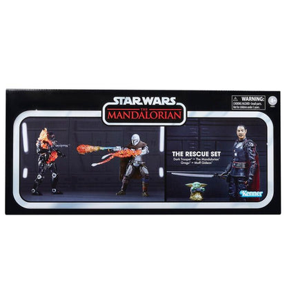 Star Wars The Vintage Collection 3.75 Inch Convention Exclusive Action Figure - The Mandalorian Rescue Set