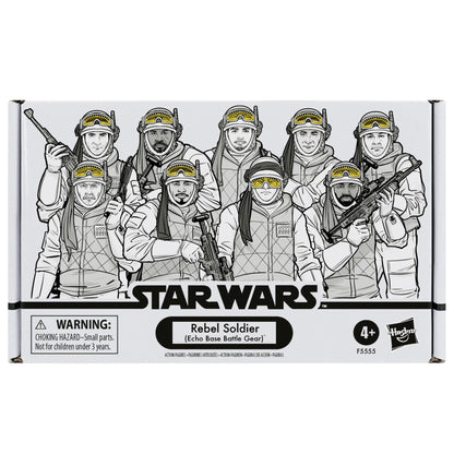 Star Wars The Vintage Collection 3.75 Inch Action Figure - Rebel Soldier Echo Base Hoth Gear Trooper Multipack