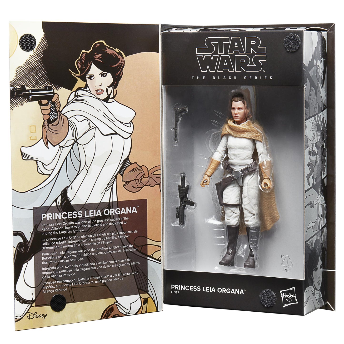 Star Wars Black Series 6 Inch Action Figure Comic Series Wave 2 - Princess Leia Organa