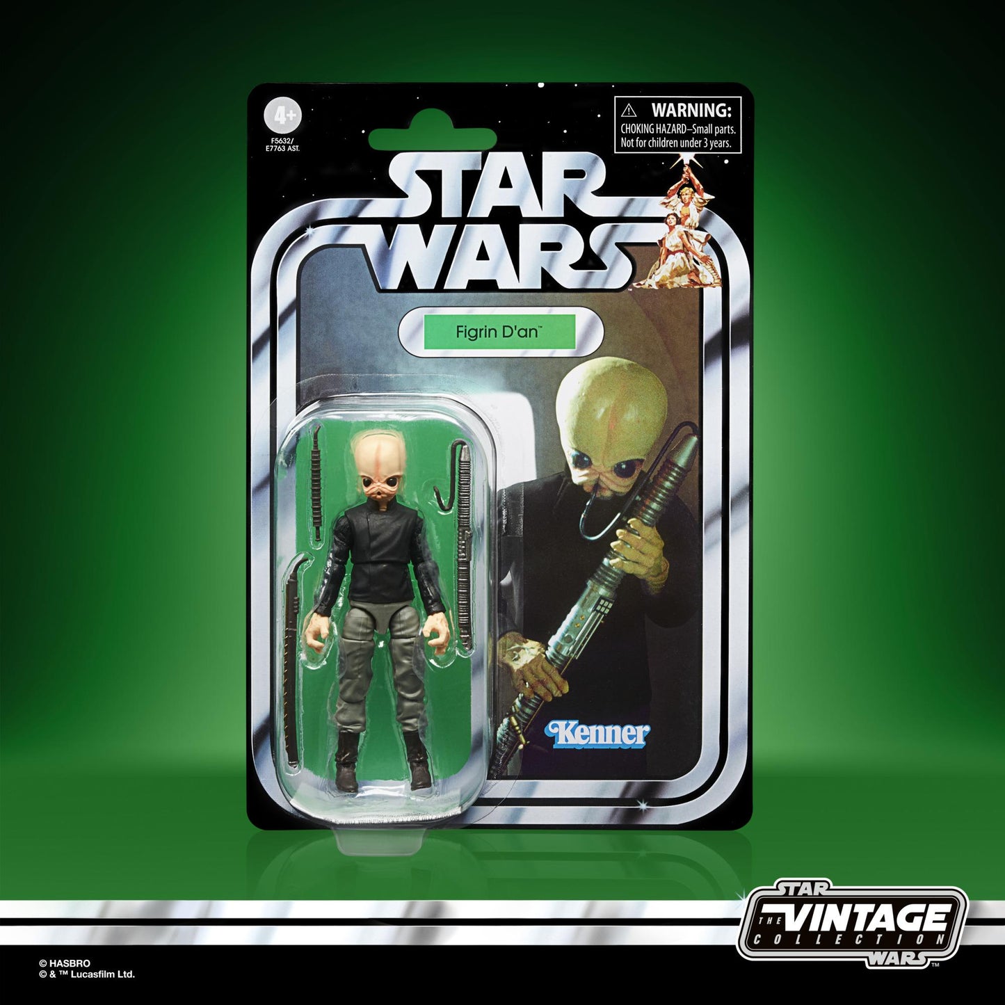 Star Wars The Vintage Collection Action Figure Wave 41 - Figrin D'an (Cantina Band) (Possibly non-mint)