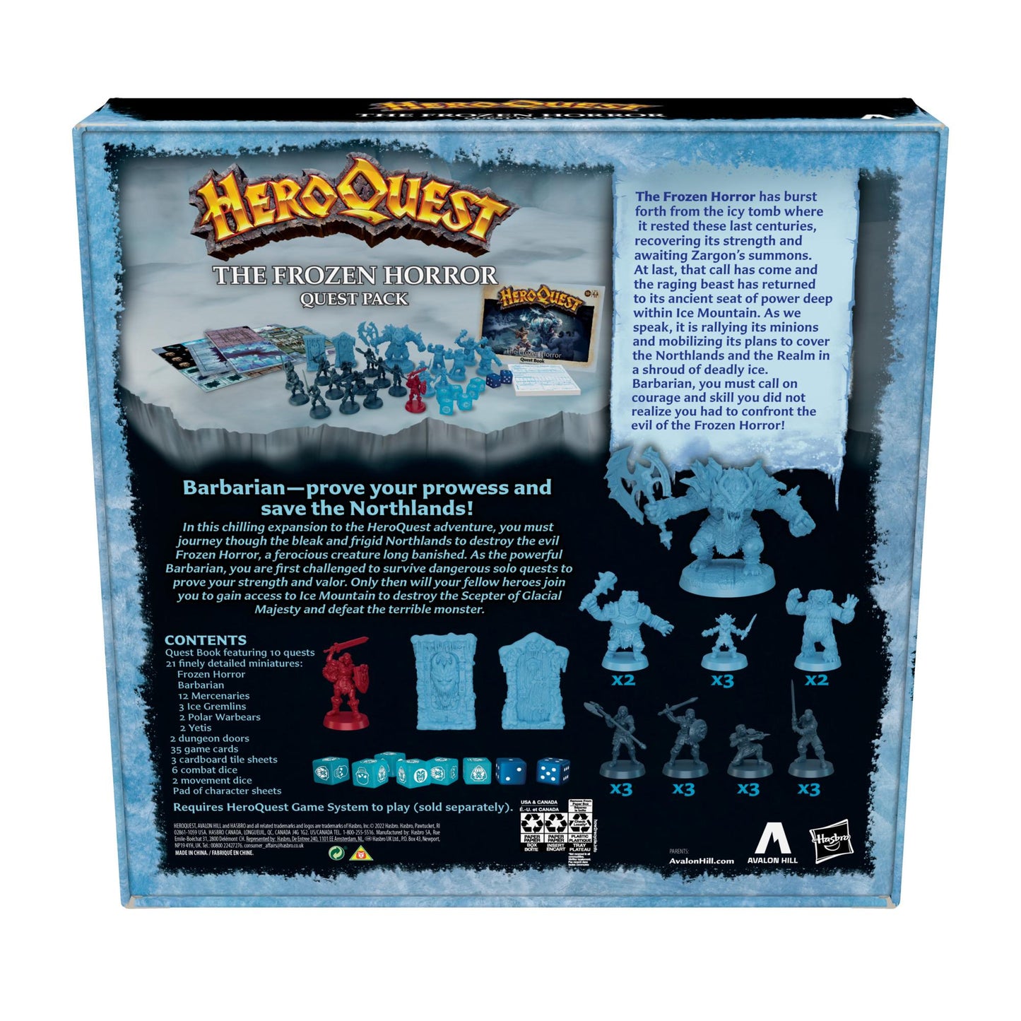 Heroquest Game System Expansion Pack - Frozen Horror