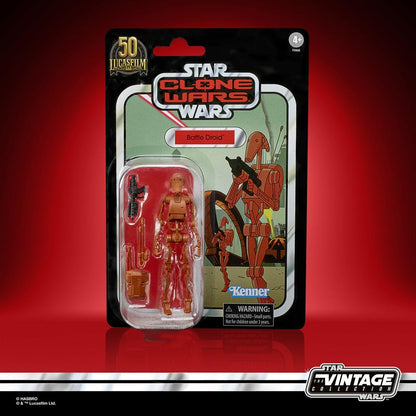 STAR WARS VINTAGE CLONE WARS ACTION FIGURE WAVE 36 - Battle Droid