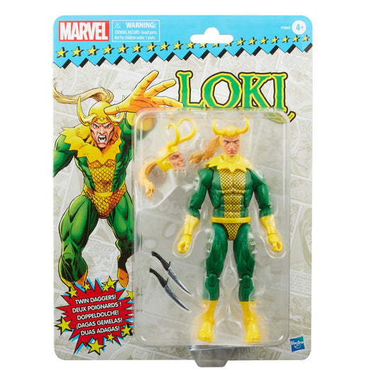 Marvel Legends 6 Inch Retro Action Figure Exclusive - Loki