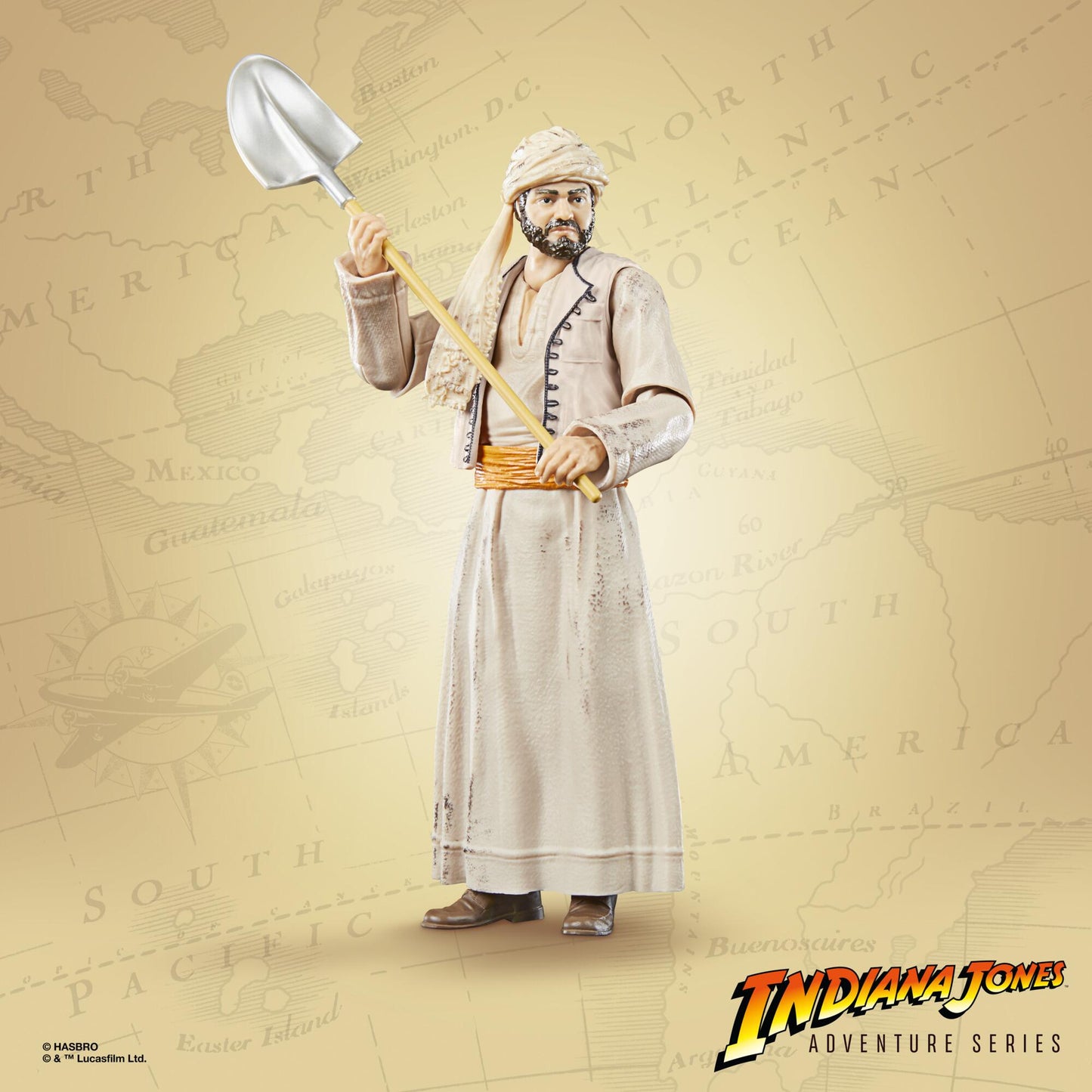 Indiana Jones 6 Inch Action Figure Wave 1 - Sallah (Dig Disguise)