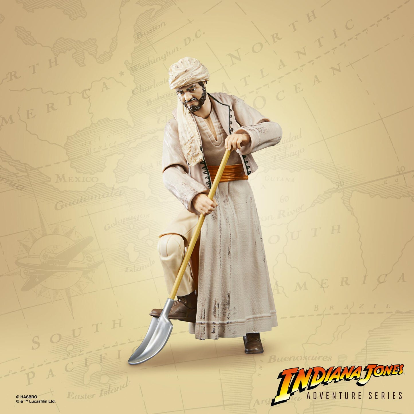 Indiana Jones 6 Inch Action Figure Wave 1 - Sallah (Dig Disguise)