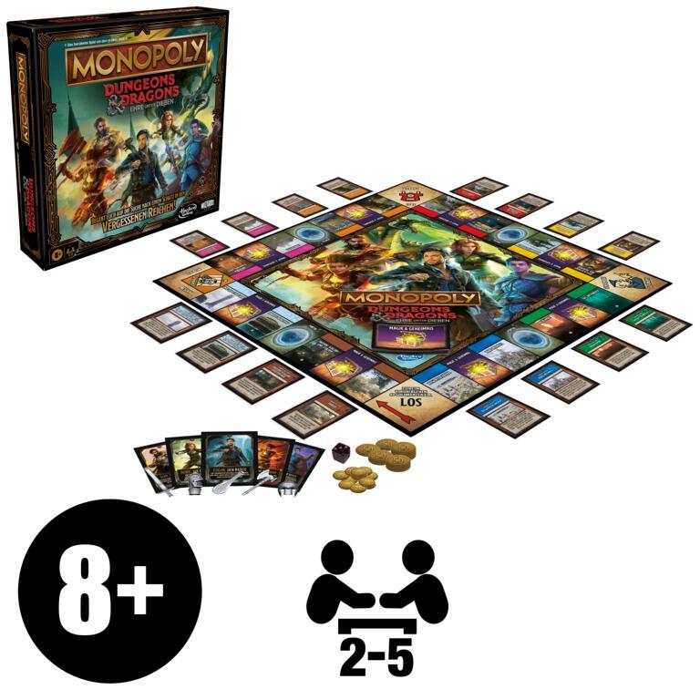 Monopoly Board Game - Dungeons & Dragons: Honor Among Thieves