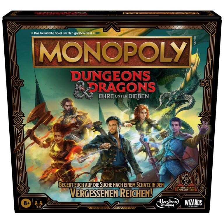 Monopoly Board Game - Dungeons & Dragons: Honor Among Thieves