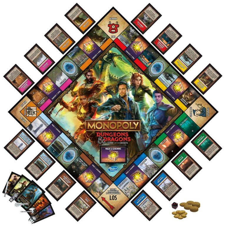 Monopoly Board Game - Dungeons & Dragons: Honor Among Thieves