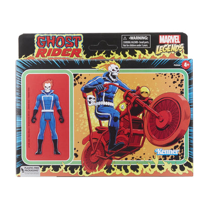 Marvel Universe Retro 3.75 Inch Vehicle - Ghost Rider with Bike