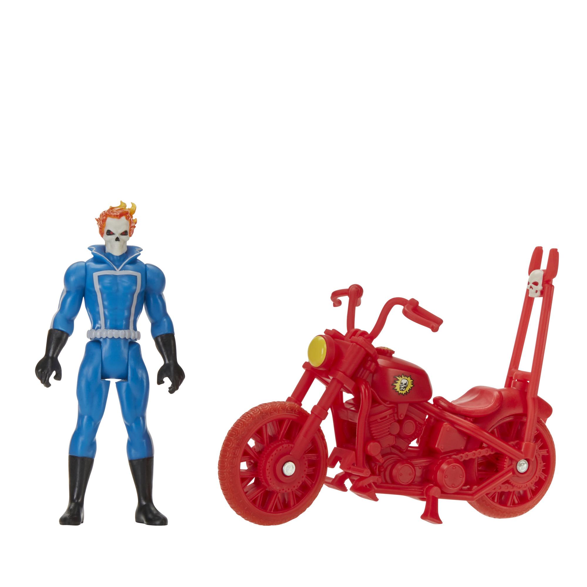 Marvel Universe Retro 3.75 Inch Vehicle - Ghost Rider with Bike