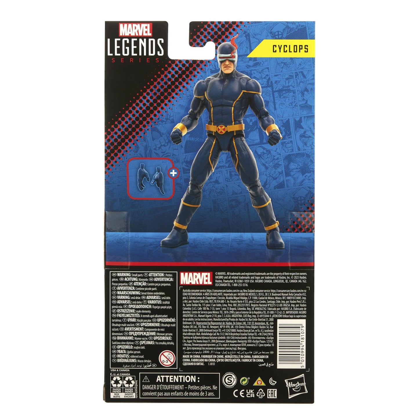 Marvel Legends X-Men 6 Inch Scale Action Figure BAF Ch'od - Cyclops