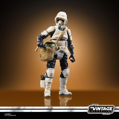 Star Wars The Vintage Collection 3.75 Inch Scale Vehicle - Speeder Bike & Scout Trooper w/ Grogu