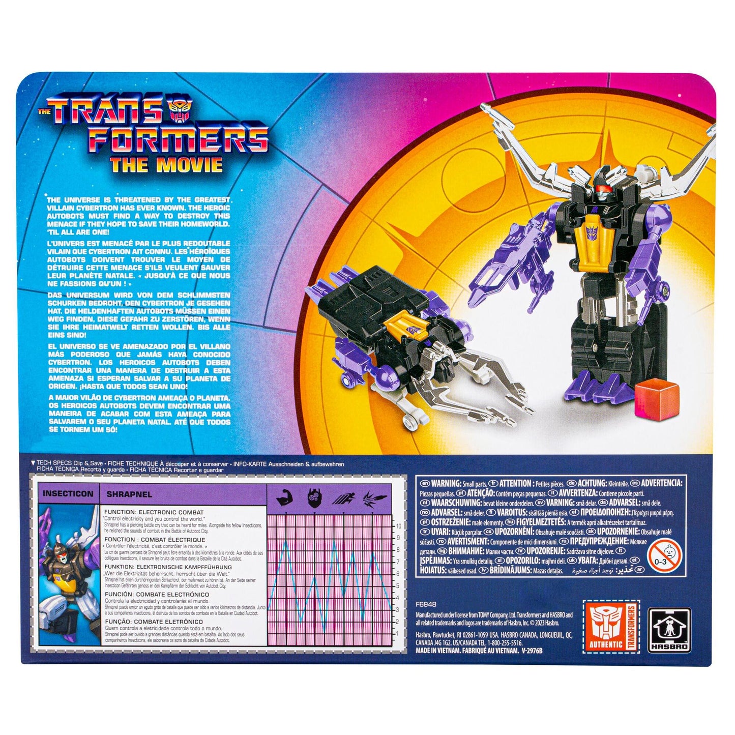 Transformers Retro Transformers: The Movie Action Figure - Shrapnel