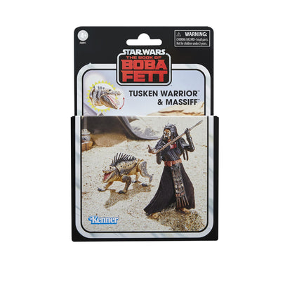 Star Wars The Vintage Collection 3.75 Inch Deluxe Exclusive Action Figure - Tusken Warrior & Massiff