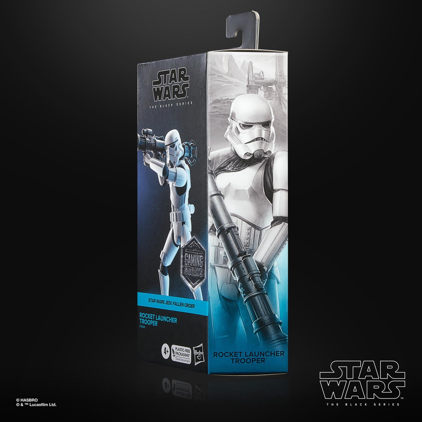 Star Wars Black Series 6 Inch Gaming Greats Action Figure -  Rocket Launcher Trooper (Stormtrooper)