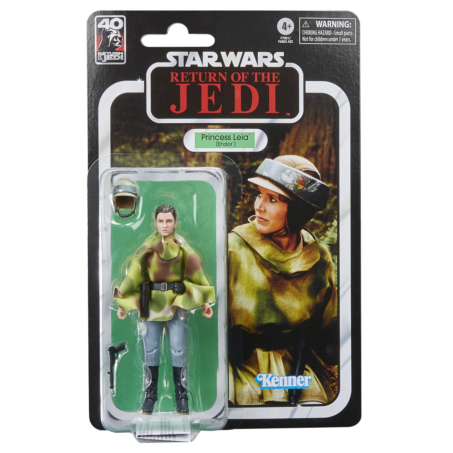 Star Wars Black Series ROTJ 40th Anniversary 6 Inch Action Figure Wave 1 - Princess Leia (Endor)