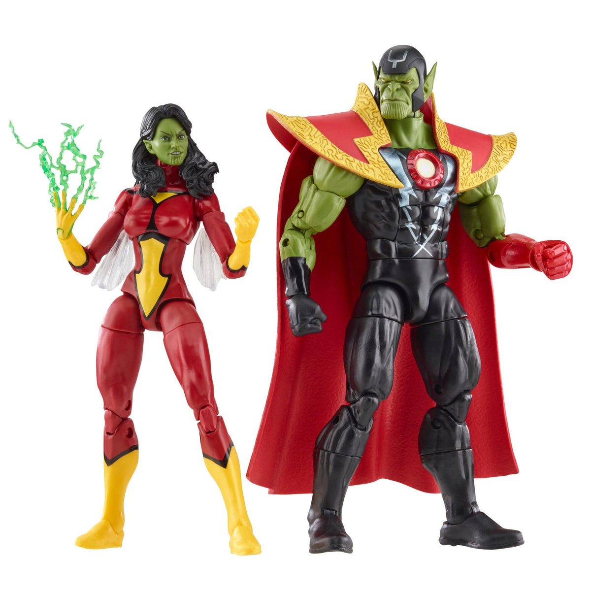 Marvel Legends Series 6-Inch-Scale Action Figure 2-Pack - Skrull Queen & Super-Skrull