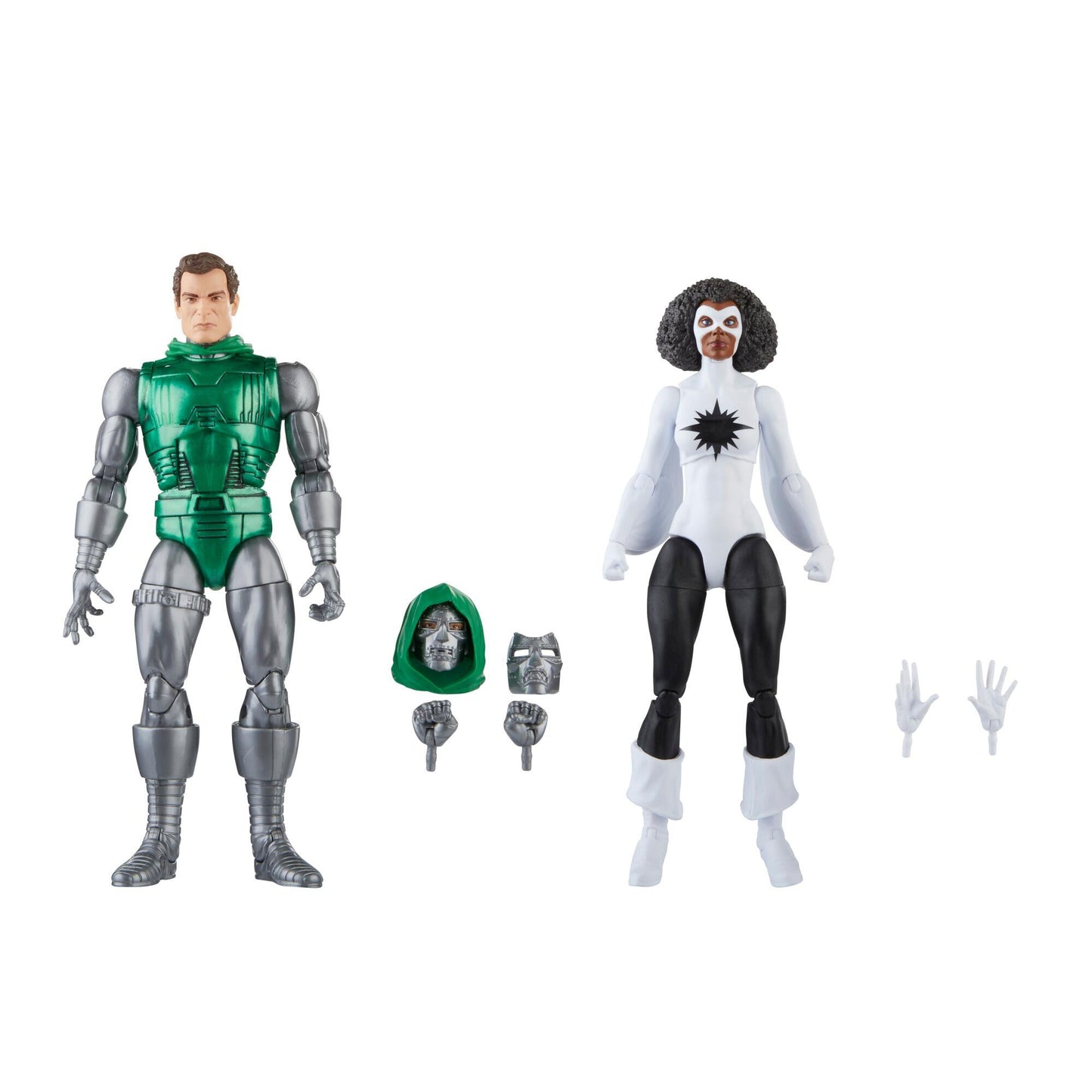Marvel Legends Series 6-Inch-Scale Action Figure 2-Pack - Captain Marvel vs. Doctor Doom
