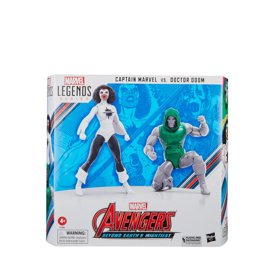 Marvel Legends Series 6-Inch-Scale Action Figure 2-Pack - Captain Marvel vs. Doctor Doom