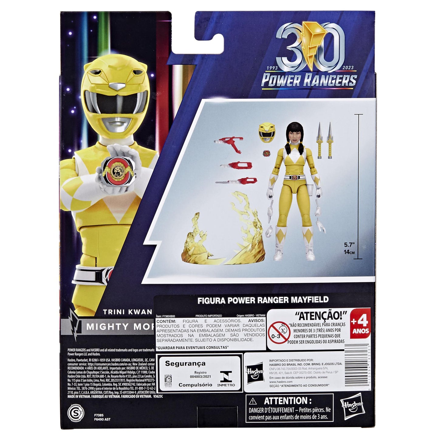 Power Rangers Lightning Collection 30th Anniversary 6 Inch Action Figure - Mighty Morphin Yellow Ranger