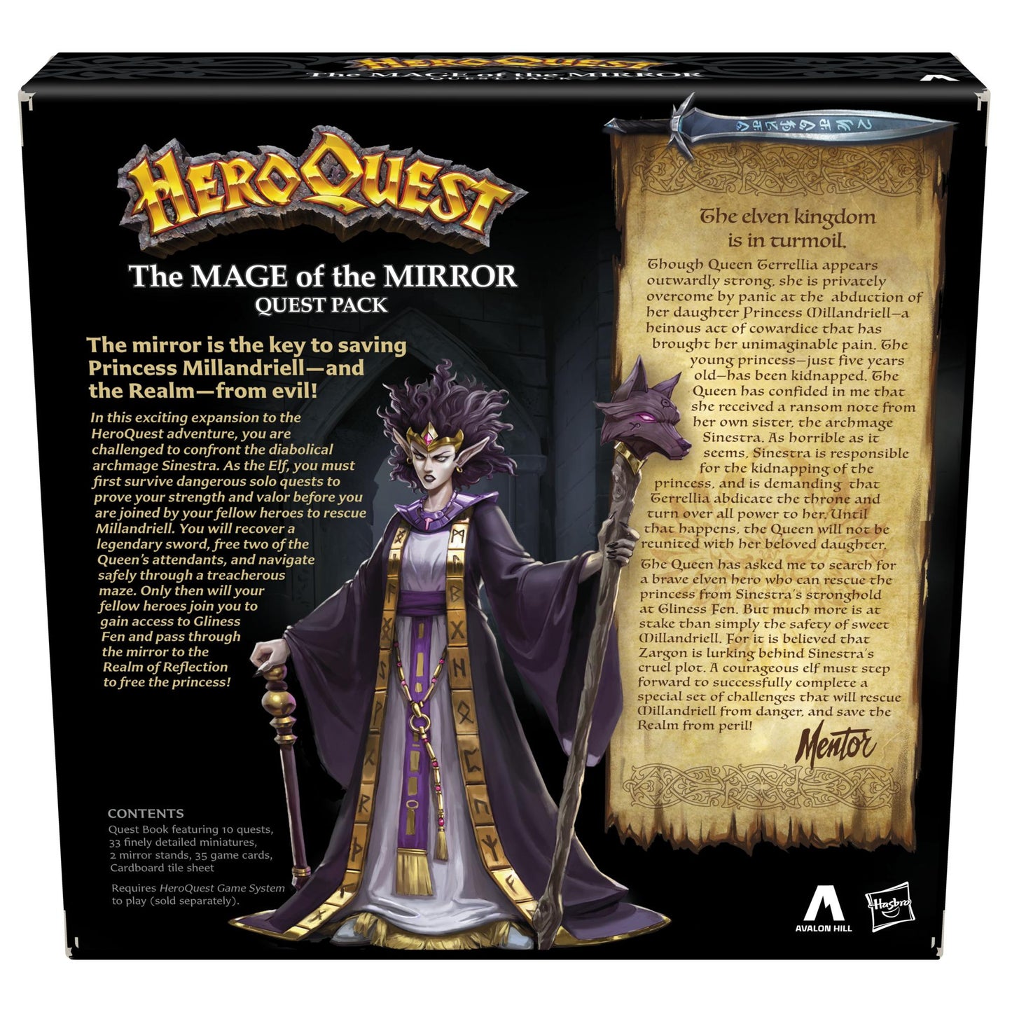 Heroquest Game System Quest Pack - The Mage of the Mirror