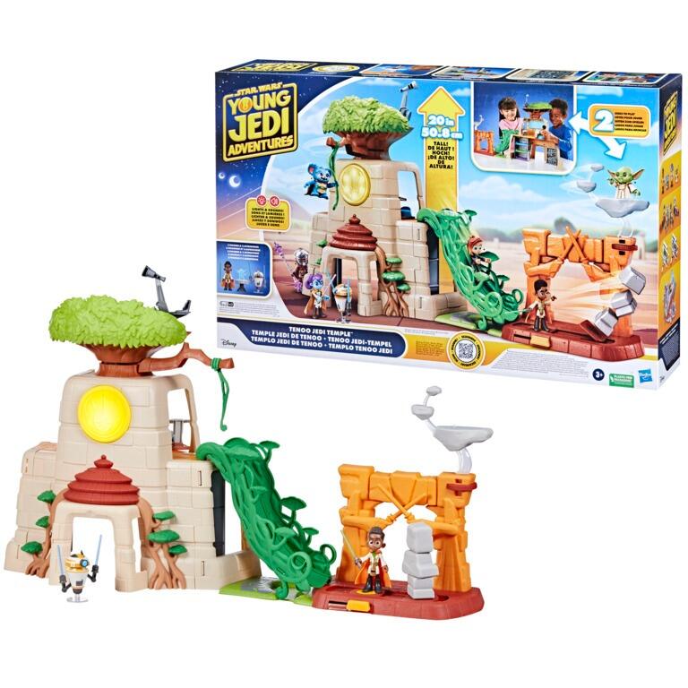 Star Wars The Young Jedi Adventures Action Figures - Tenoo Jedi Temple Play Set