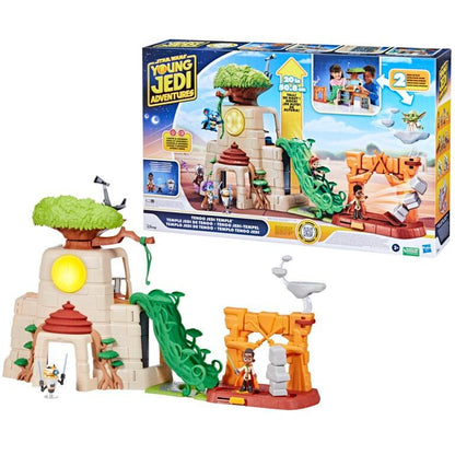 Star Wars The Young Jedi Adventures Action Figures - Tenoo Jedi Temple Play Set