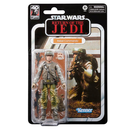 Star Wars Black Series ROTJ 40th Anniversary Deluxe 6 Inch Action Figure - Endor Rebel Commando