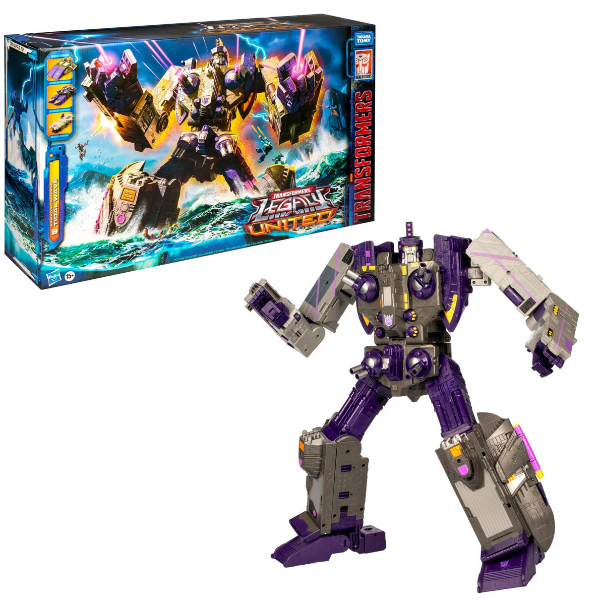 Transformers Legacy United Titan Class Action Figure - Tidal Wave (Armada Universe)