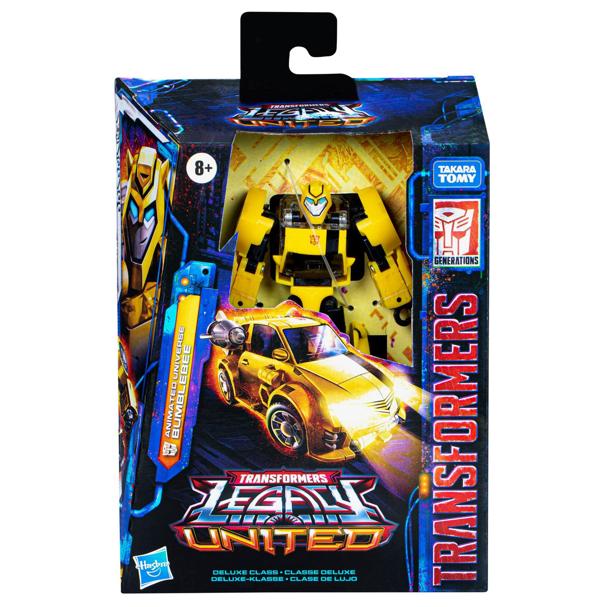Transformers Generations Legacy Deluxe Class Action Figure - Animated Universe Bumblebee