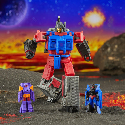 Transformers Legacy United Deluxe Class Action Figure - G1 Quake, Heater & Tiptop