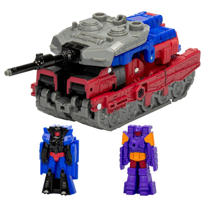 Transformers Legacy United Deluxe Class Action Figure - G1 Quake, Heater & Tiptop