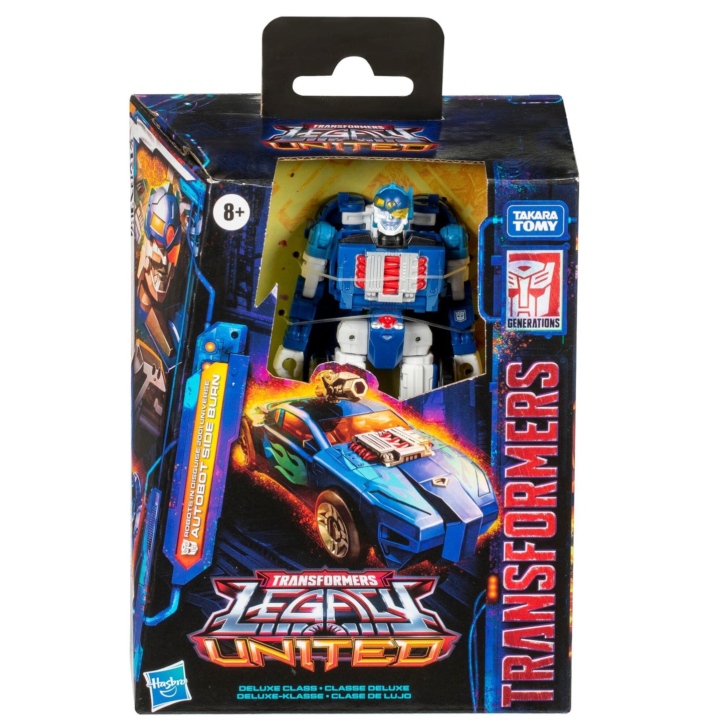 Transformers Generations Legacy United Deluxe Class Action Figure - Autobot Side Burn