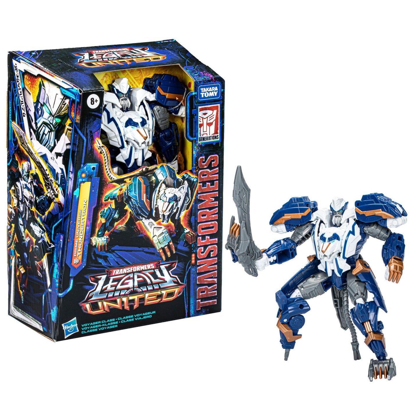 Transformers Generations Legacy Voyager Class Action Figure - Prime Thundertron