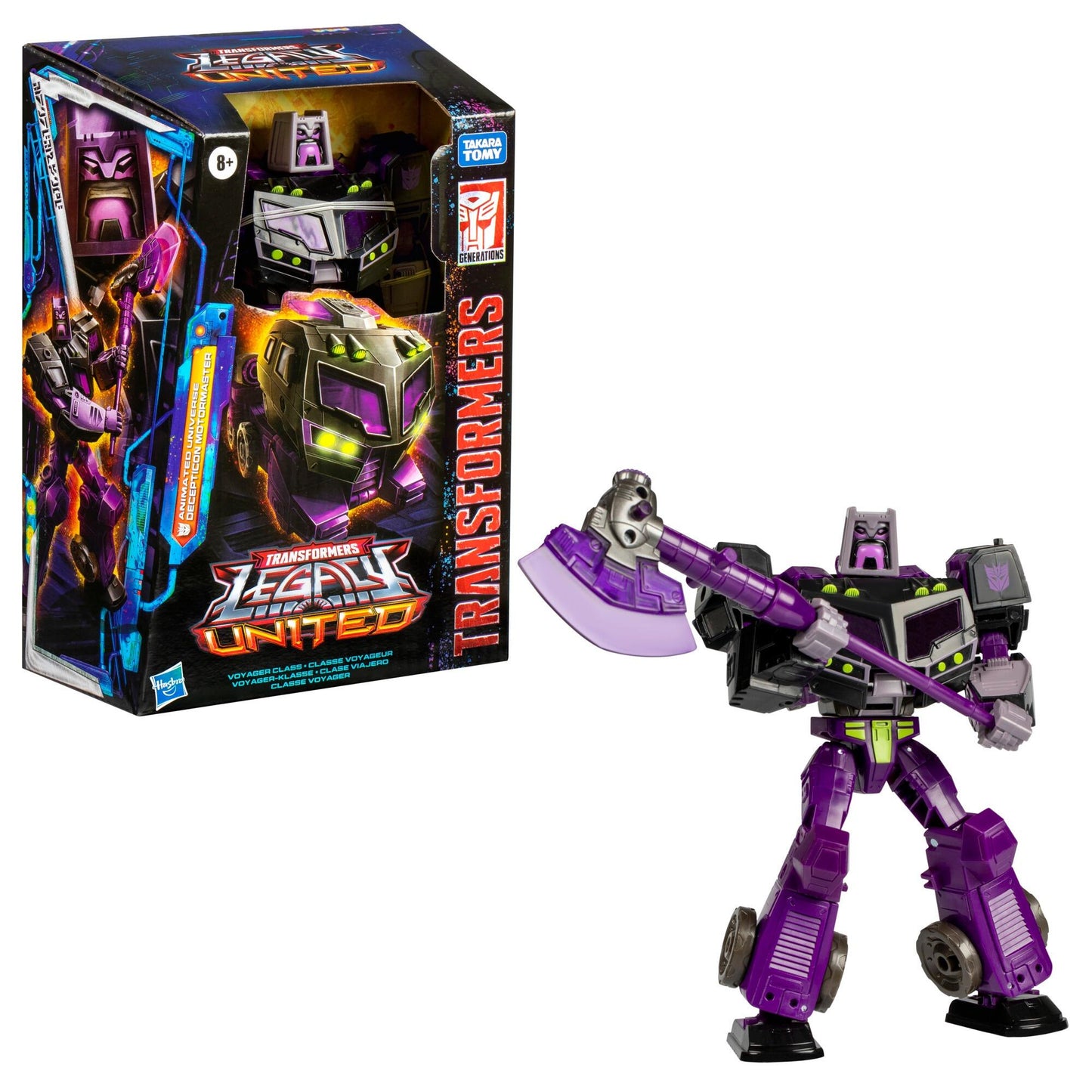 Transformers Legacy United Voyager Class Action Figure - Decepticon Motormaster