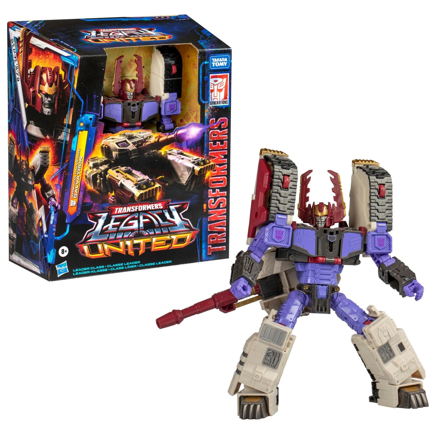 Transformers Legacy United Leader Class Action Figure - Galvatron (Armada Universe)